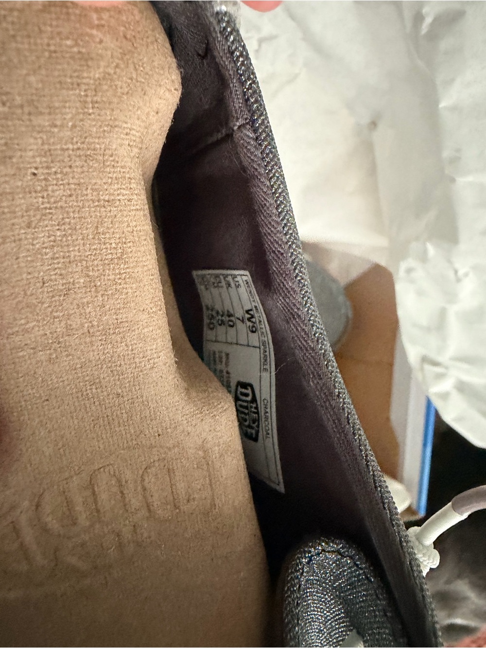 BNIB Hey Dude Silver Sparkle Shoes - Picture 6 of 7